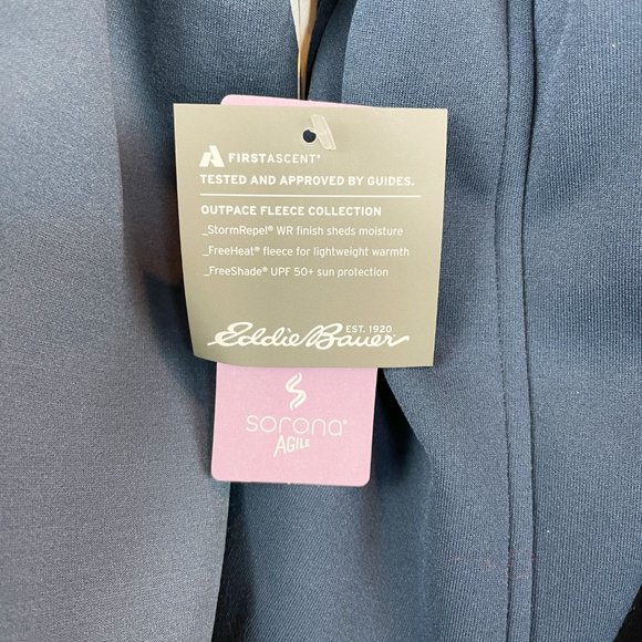 Eddie Bauer Outpace Storm HZ Mock 1/2-Zip Blue First Ascent XXL 2XL - Picture 4 of 10